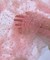 Baby Pink Pearl Tulle Fabric by the Yard, 60" Wide Soft Pearl Scattered Mesh